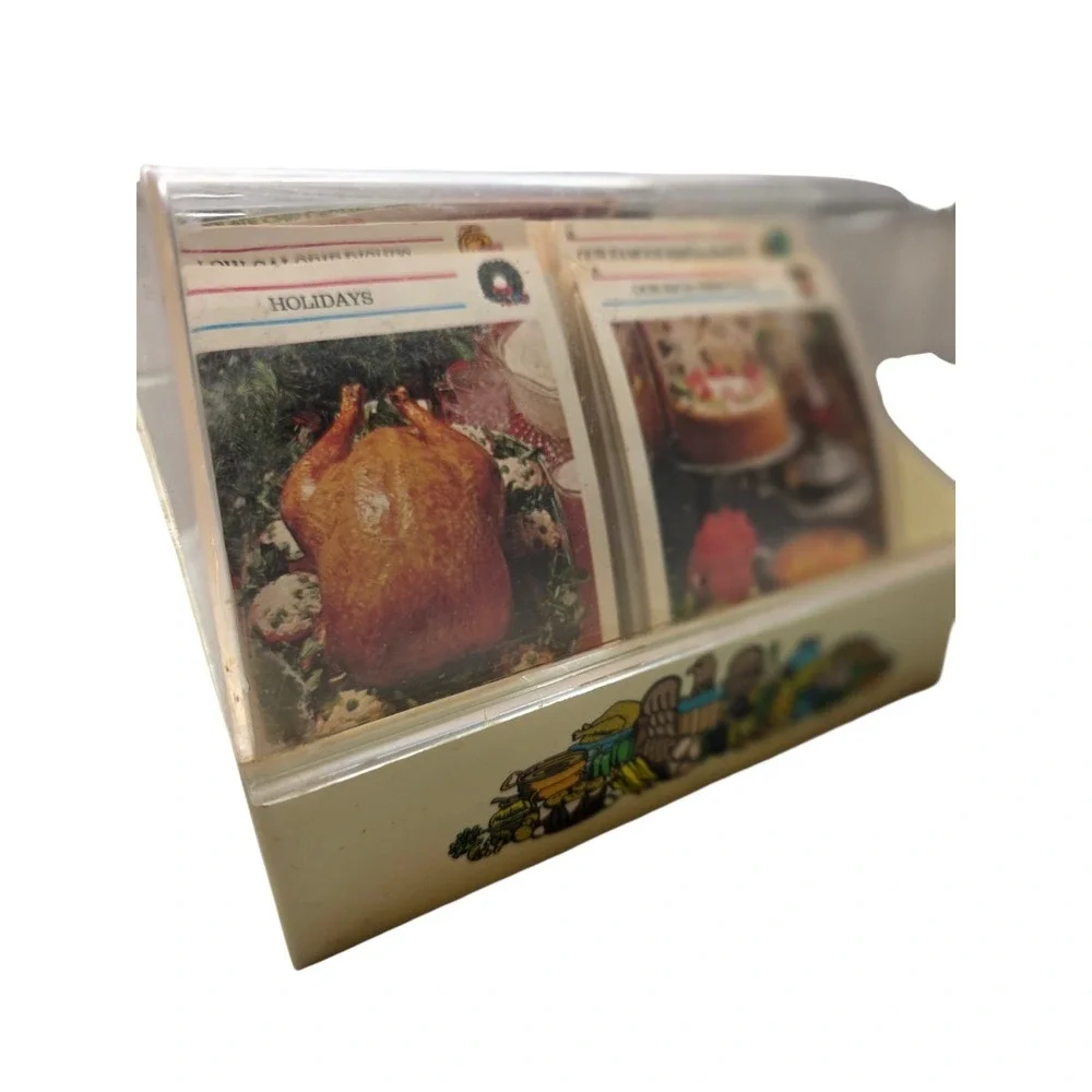 Vintage 1974 McCalls Great American Recipe Card Collection  Set w/case